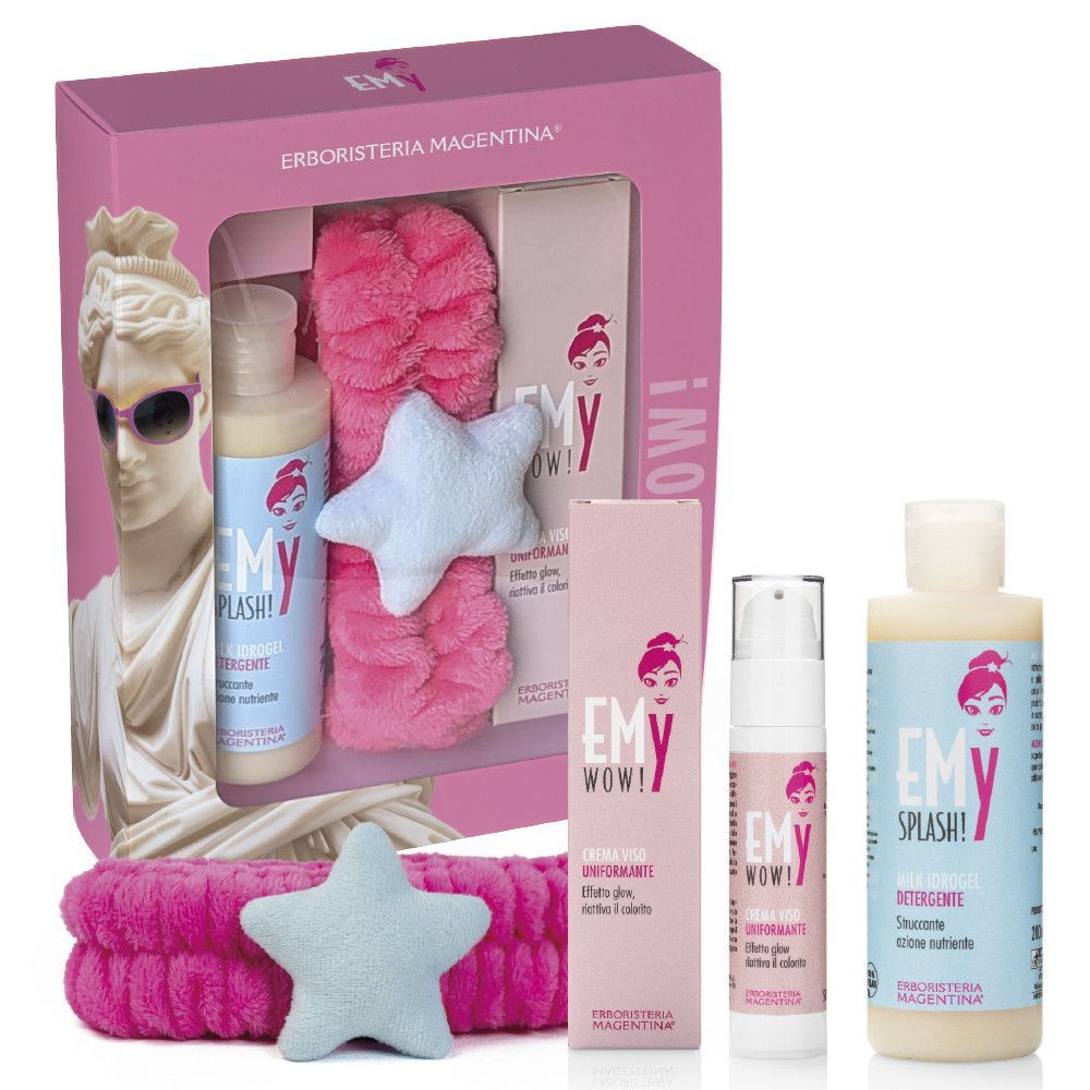EMY Set skin care con fascia - SUPER WOW - Erboristeria Magentina