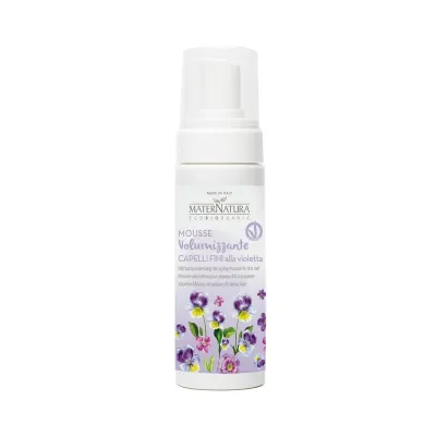 Mousse Volumizzante Capelli alla Violetta - MaterNatura Mousse Volumizzante Capelli alla Violetta - MaterNatura