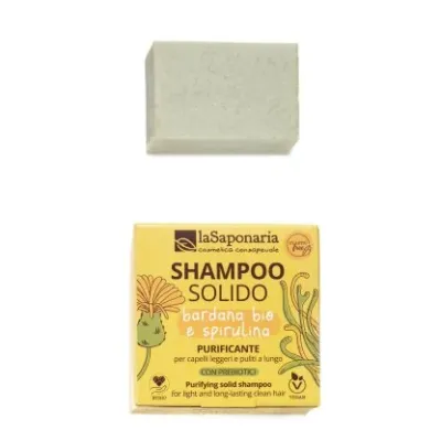 Shampoo Solido Purificante e Anti-forfora - La Saponaria