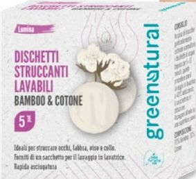 Dischetti Struccanti Bamboo&Cotone Lumina - GreeNatural