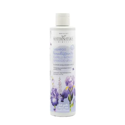 Shampoo Tonalizzante capelli Biondo Ghiaccio - MaterNatura Shampoo Tonalizzante capelli Biondo Ghiaccio - MaterNatura