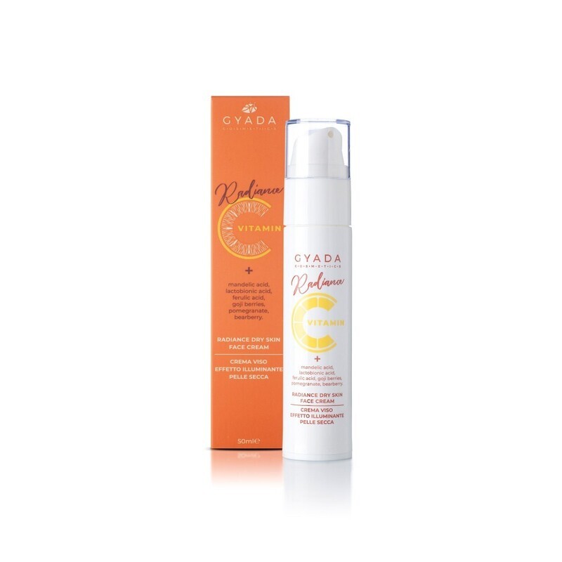 Crema Viso Illuminante - Pelle Secca - Radiance - Vitamin C - Gyada Cosmetics Crema Viso Illuminante - Pelle Secca - Radiance - Vitamin C - Gyada Cosmetics