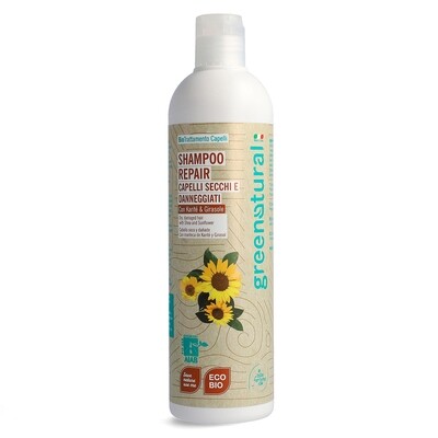 Shampoo Repair capelli secchi e danneggiati - GreeNatural Shampoo Repair capelli secchi e danneggiati - GreeNatural