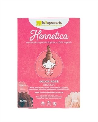 Tinta Vegetale Rosè Shakti - Hennetica La Saponaria
