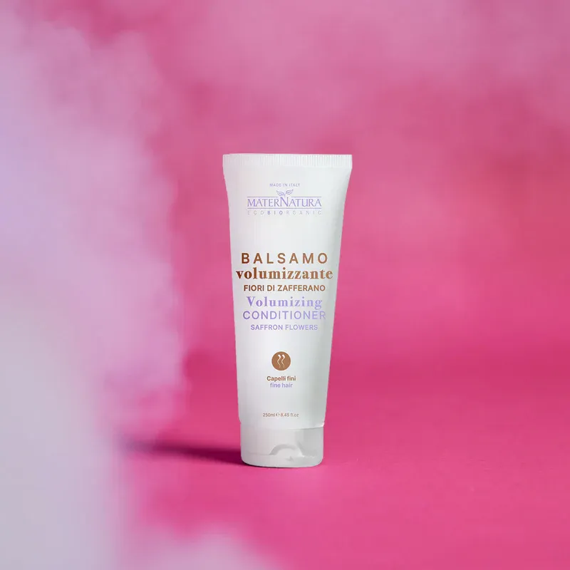 Balsamo Volumizzante Capelli Fini ai fiori di zafferano - MaterNatura