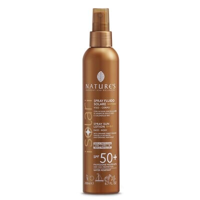 Spray Latte Fluido Solare Bambini SPF 50+ - Nature's