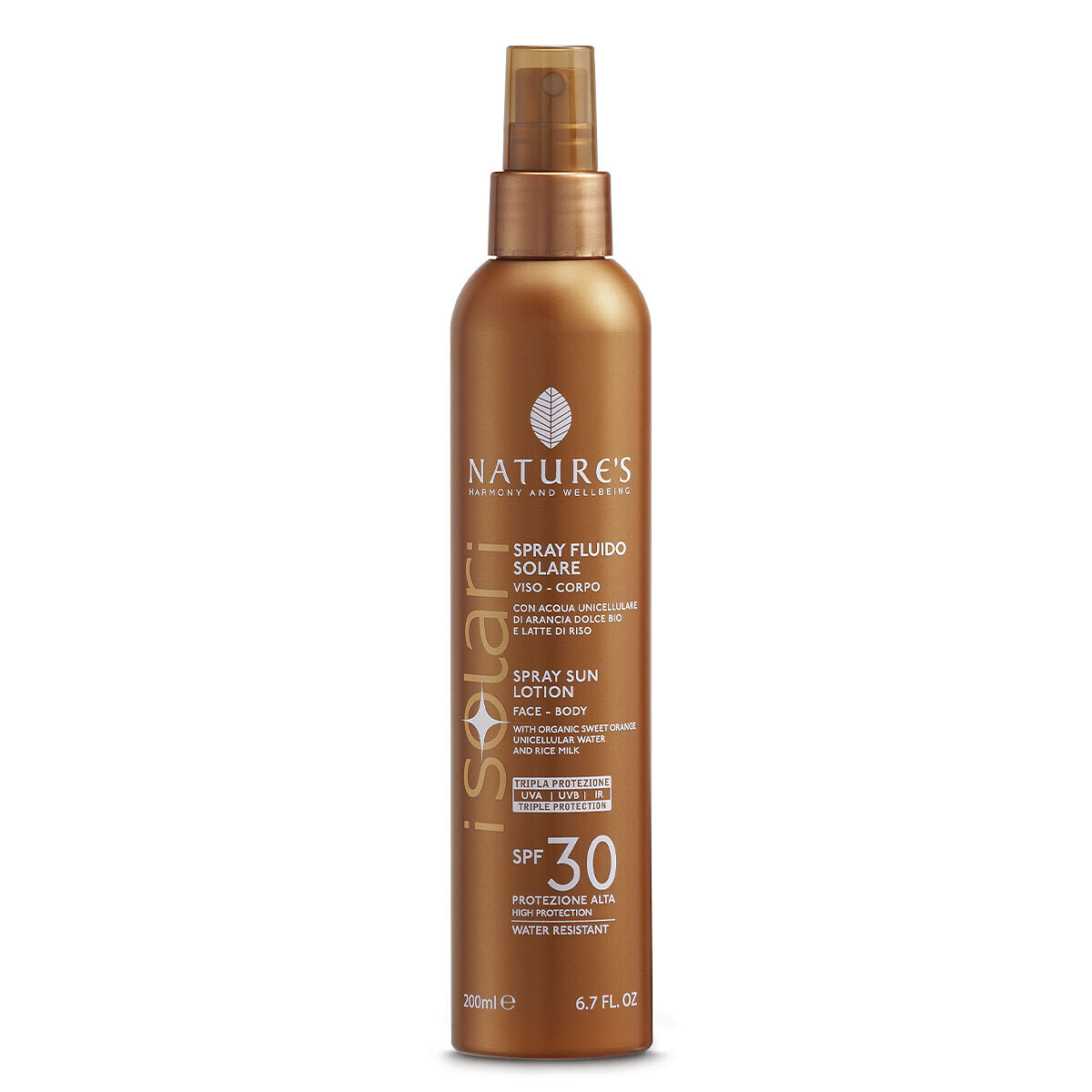 Solare Spray Fluido SPF30 - Nature's