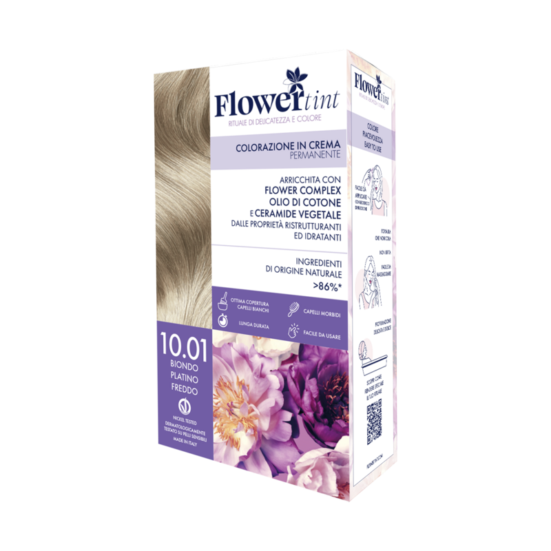 Tinta Per Capelli 10.01 Biondo Platino  Freddo - Flower Tint
