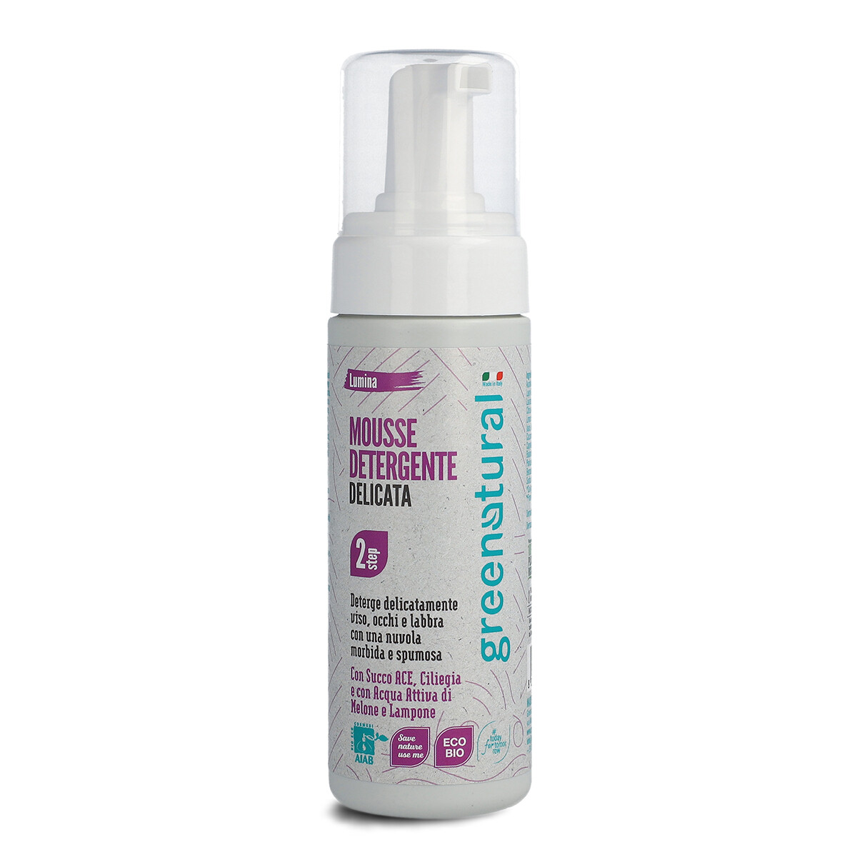 Mousse Detergente Delicata Lumina - GreeNatural Mousse Detergente Delicata Lumina - GreeNatural