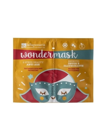 Maschera 2 Step Anti-age  Wondermask - La Saponaria