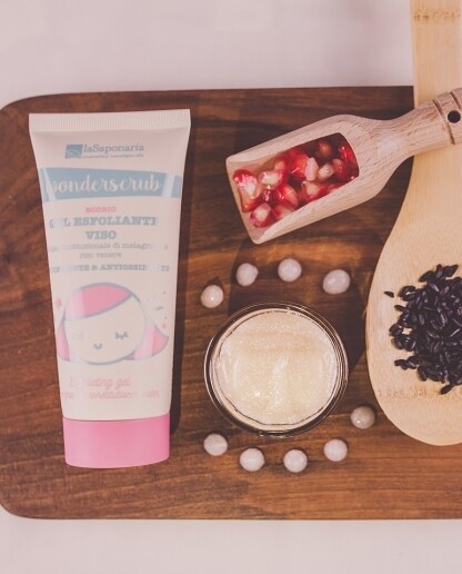 Gel Esfoliante Viso WonderScrub - La Saponaria Gel Esfoliante Viso WonderScrub - La Saponaria