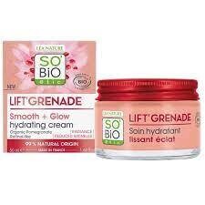 Crema Viso Giorno Idratante e Levigante - Lift' Grenade - So'Bio étic Crema Viso Giorno Idratante e Levigante - Lift' Grenade - So'Bio étic