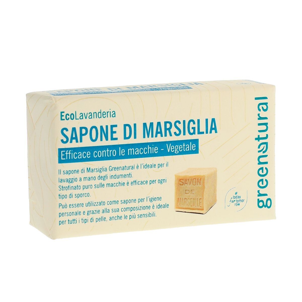 Sapone di Marsiglia - GreeNatural, Formato: 150 gr