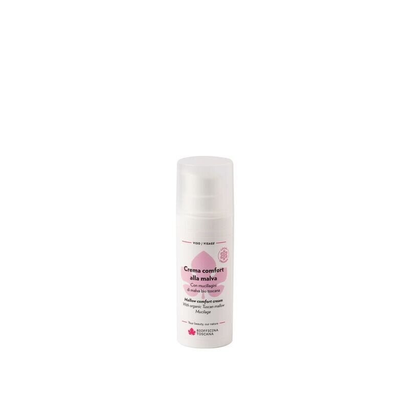 Crema Viso Comfort alla Malva - Biofficina Toscana Crema Viso Comfort alla Malva - Biofficina Toscana