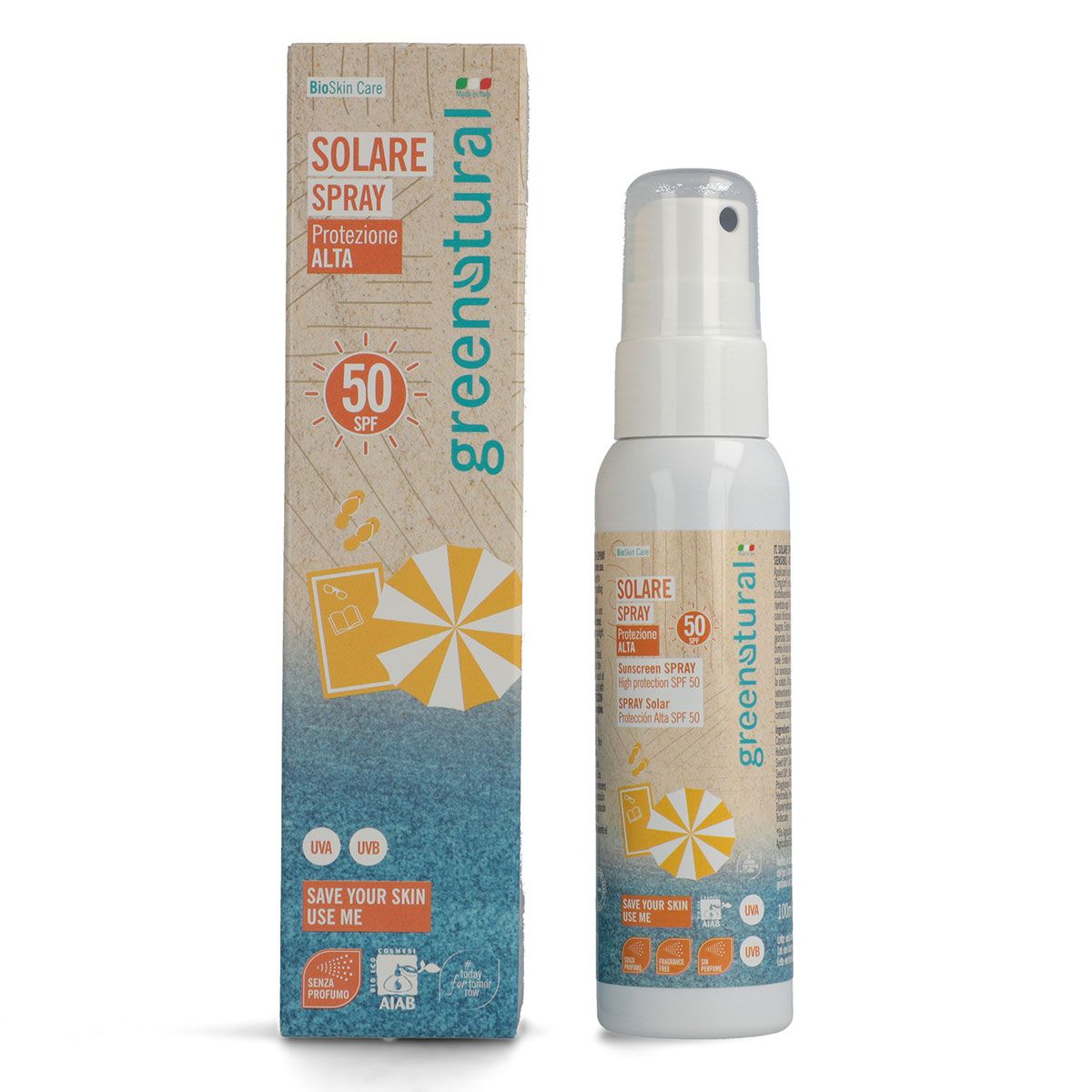 Solare Spray Spf 50 - Greenatural Solare Spray Spf 50 - Greenatural