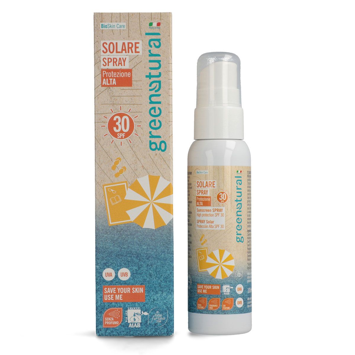 Spray Solare Spf 30 - Greenatural Spray Solare Spf 30 - Greenatural