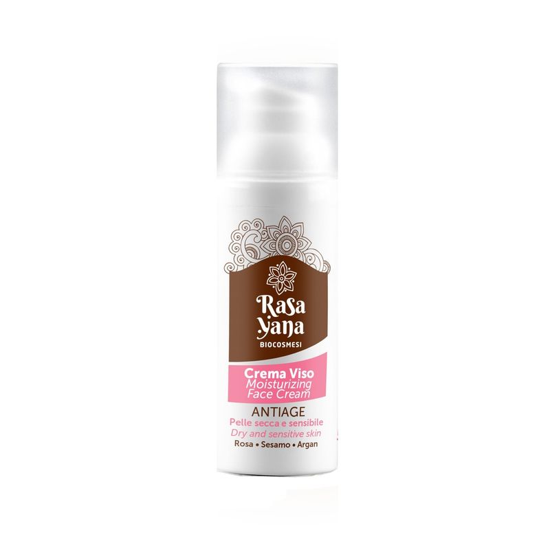 Crema Viso Anti-Age Pelle Secca e Sensibile - Rasayana Crema Viso Anti-Age Pelle Secca e Sensibile - Rasayana
