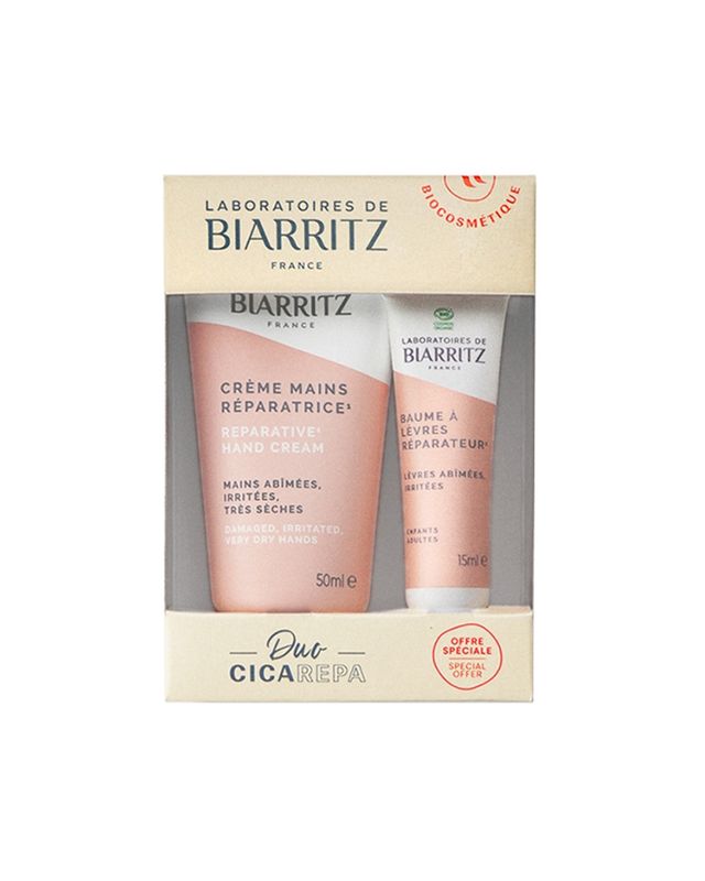 Duo Crema Mani e Balsamo Labbra Riparatrice - Laboratoires de Biarritz