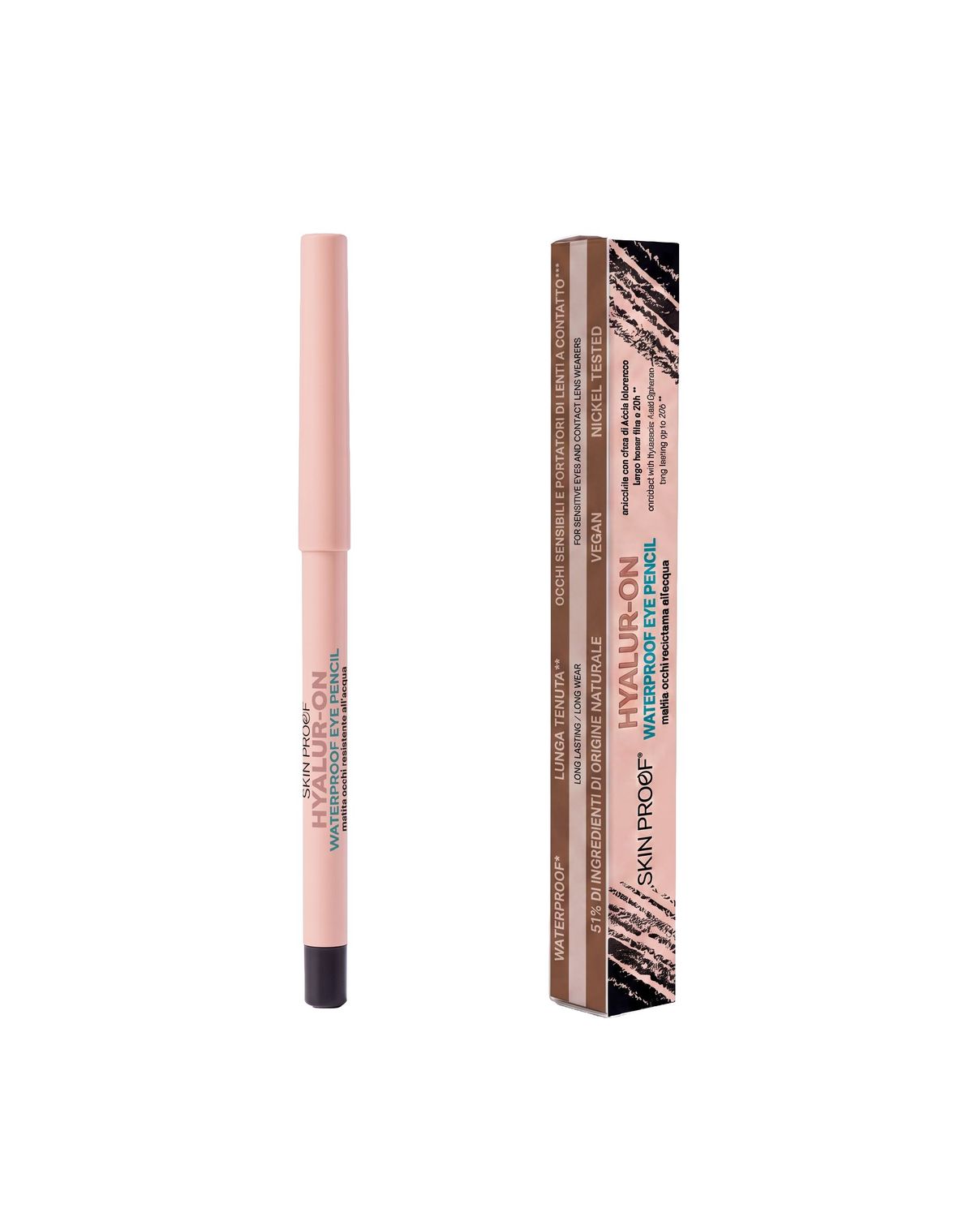 Matita Occhi Waterproof Nera - Hyaluron - Skin Proof Matita Occhi Waterproof Nera - Hyaluron - Skin Proof