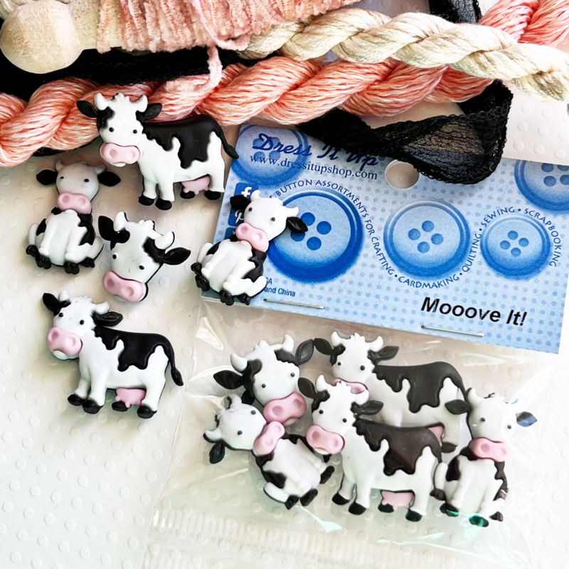Themed Buttons by Dress It Up