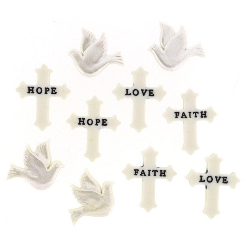 Religious Buttons by Dress It Up