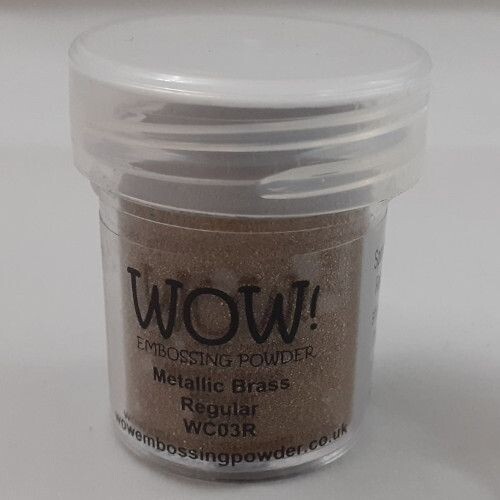 WOW! Regular Embossing Powders - Metals, Colour: Metallic Brass (WC03R)