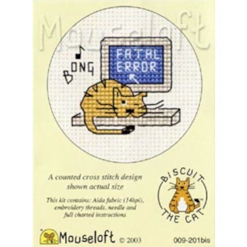 Mouseloft Biscuit the Cat Cross Stitch Kits