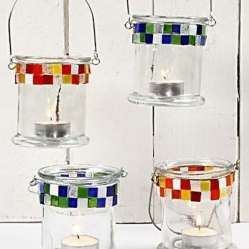 Glass Tealight Holders
