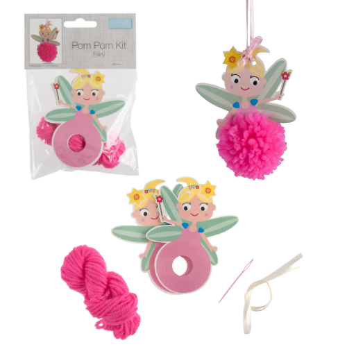 Pom Pom Decoration Kit, Design: Fairy