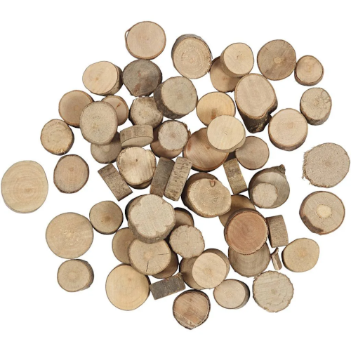 Small Rustic Wooden Discs
