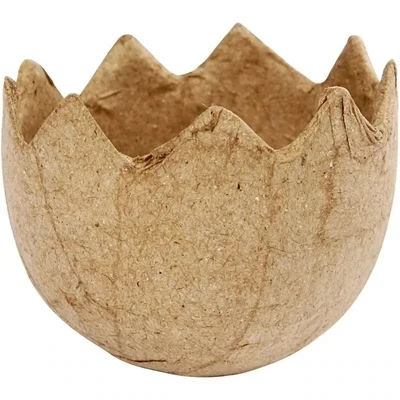 Paper Mache Egg Shell Half