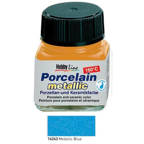 Hobby Line Porcelain Paint Metallic