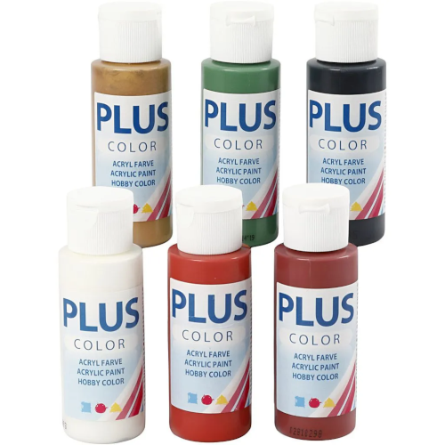 Plus Color Craft Paint Christmas Colours