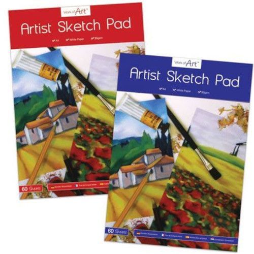 A4 60 Sheet Artists Sketch Pad