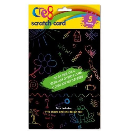 Rainbow Scratch Art Sheets