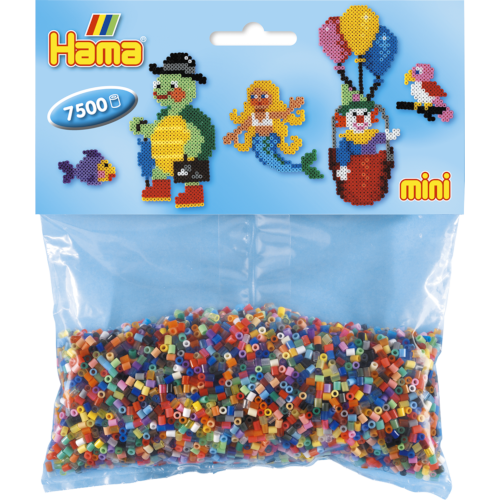 Pack of 7500 Hama MINI Beads