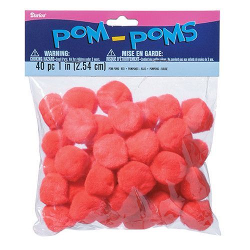 Red Pom Poms