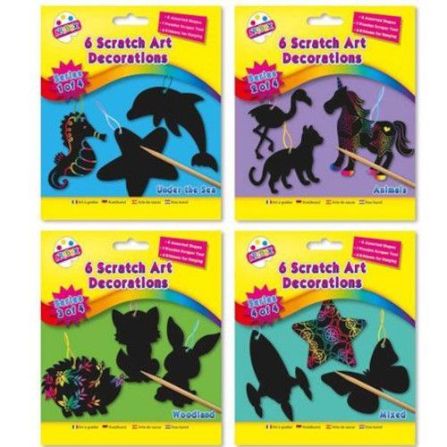Scratch Art Decoration Kits