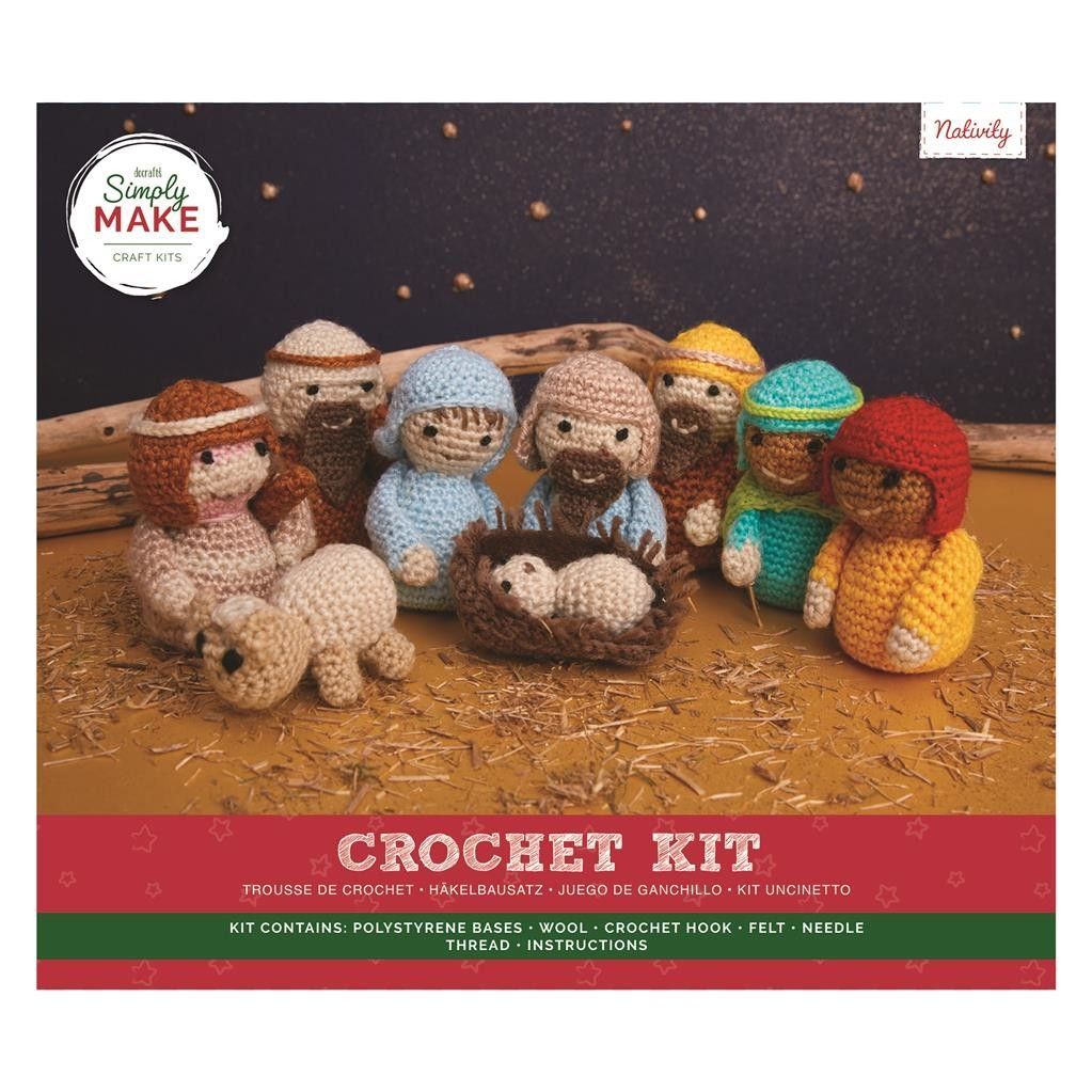 Do Crafts Simply Make Nativity Crochet Kit