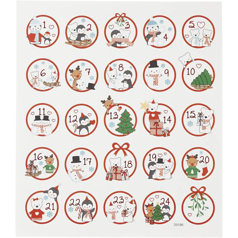 Fancy Christmas Stickers