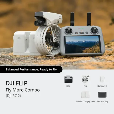 DJI Flip Drone Fly More Combo With RC2 Controller