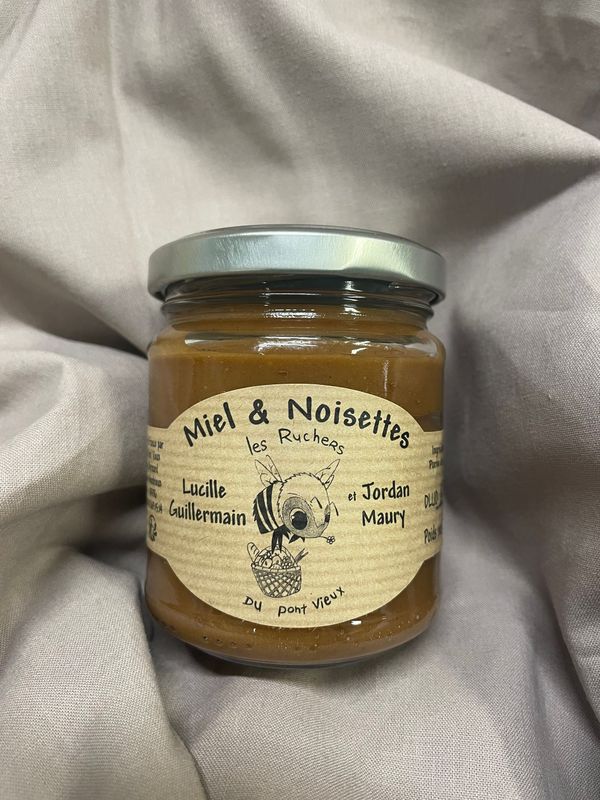 Miel et noisettes 250g