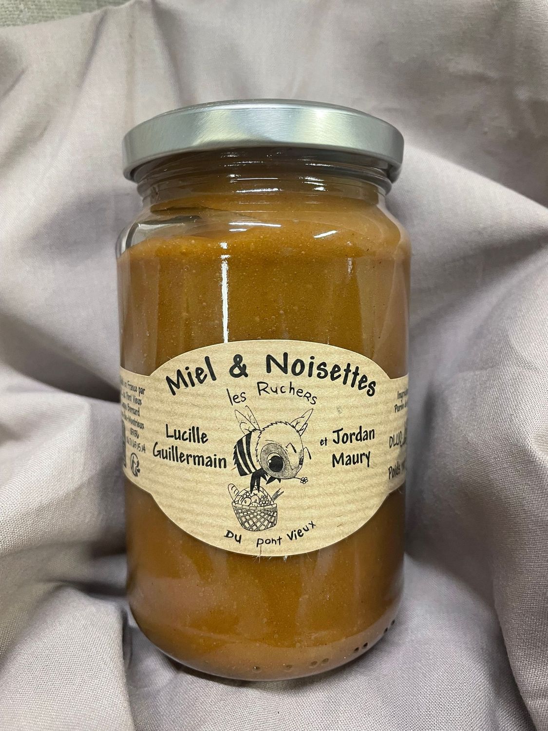 Miel et noisettes 400g