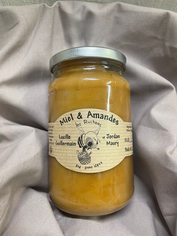 Miel et amandes 400g