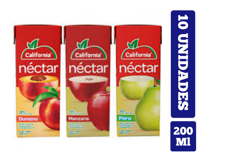 NECTAR CALIFORNIA 200ML X10