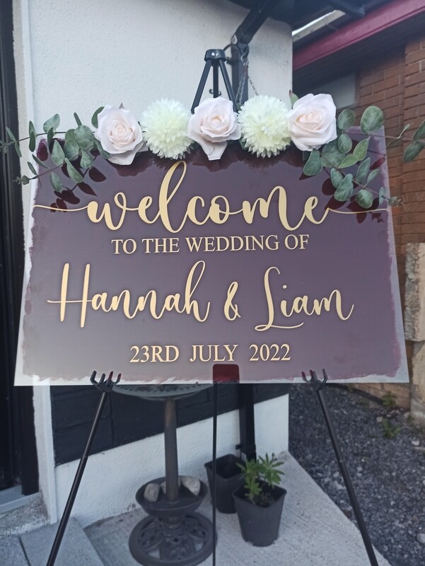 Wedding A2 Sign Package