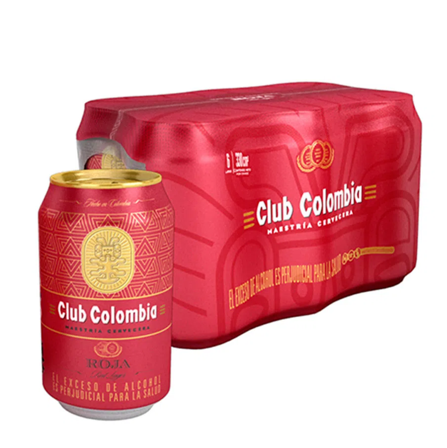 Club colombia roja por six pack 330 CM3