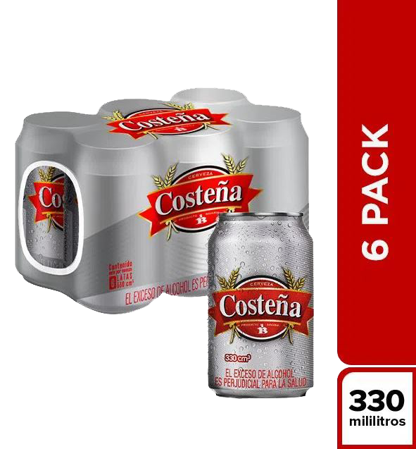 Costeña por six pack 355 CM3