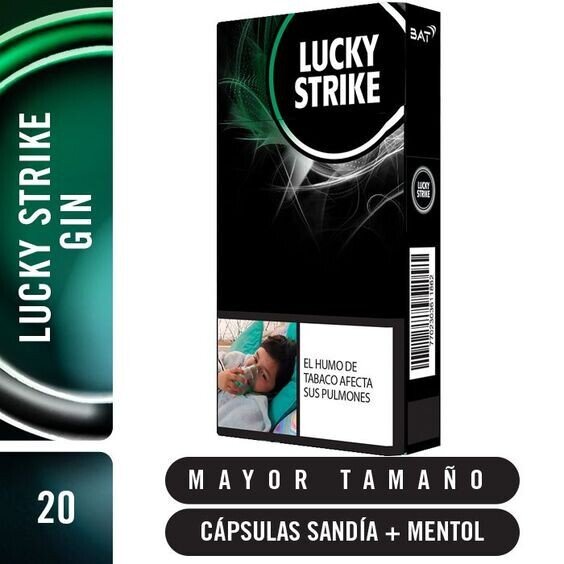 Lucky strike sandia y menta por 10