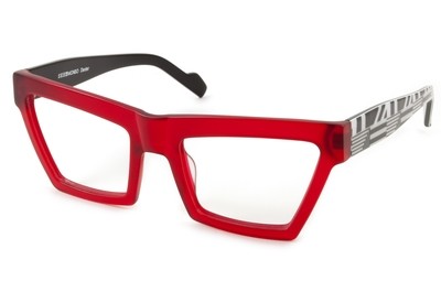 SEE Eyewear - Dexter - Red/Square Stripe
